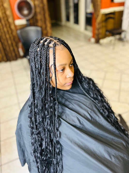 Bohemian Knotless Braids