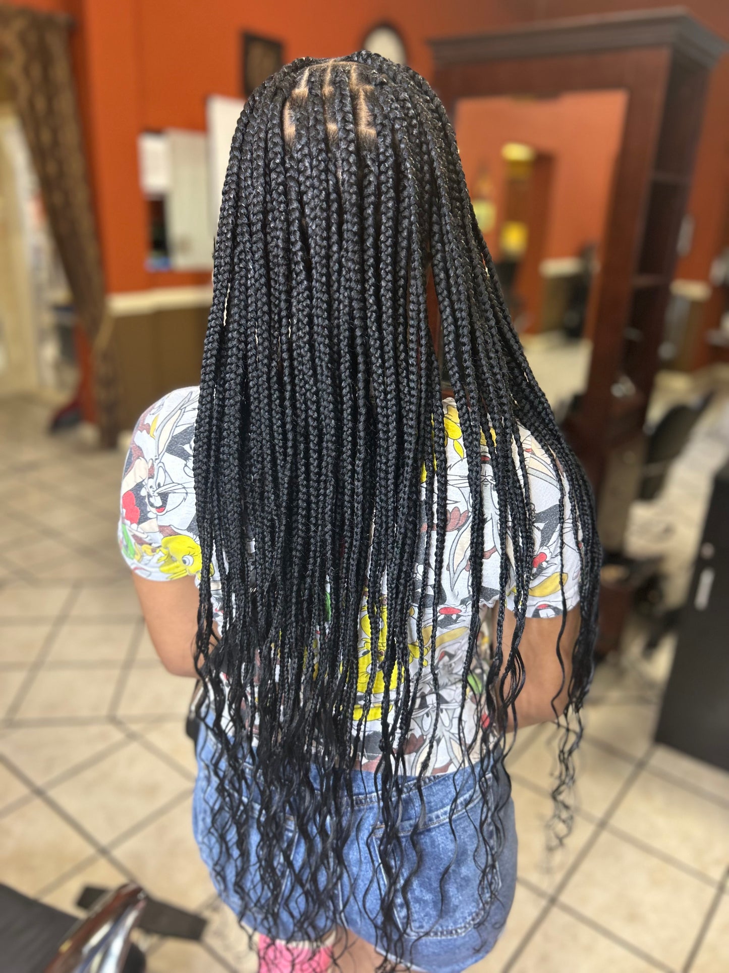 Bohemian Knotless Braids