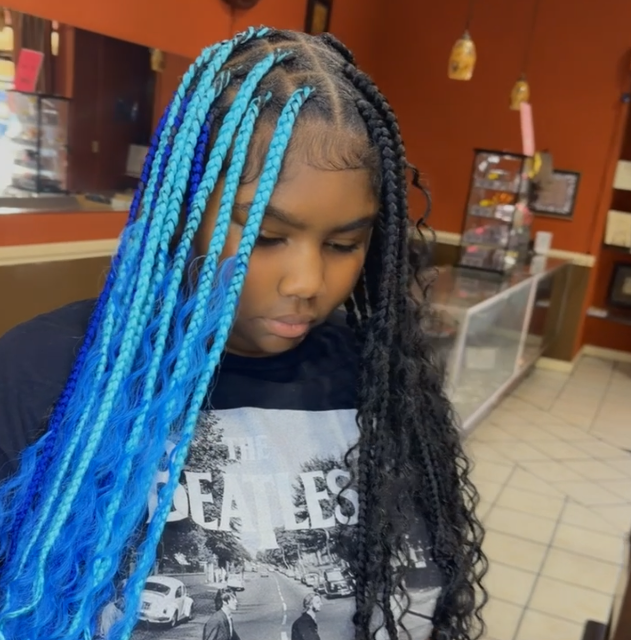 Bohemian Knotless Braids